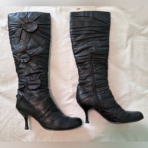 Black Leather Boots